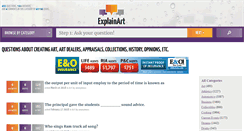 Desktop Screenshot of explainart.com